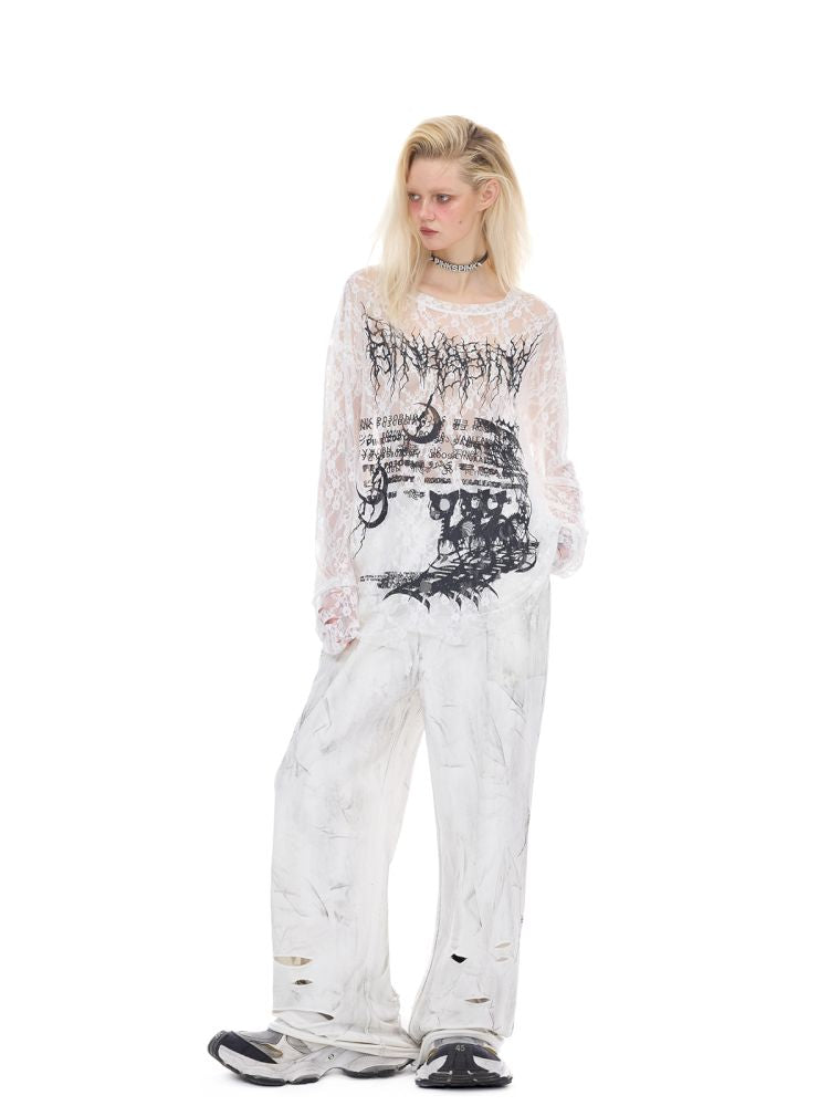 Oversized Gender-Neutral Layered T-Shirt【s0000012989】