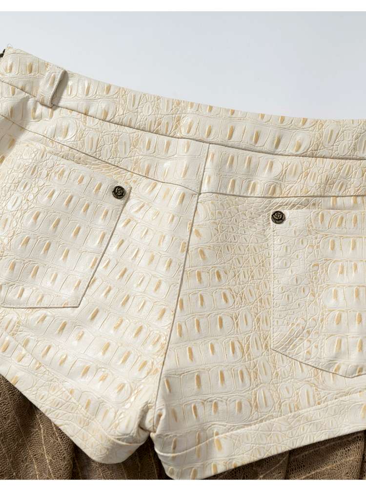 Heavy Work Irregular Piece Culottes【s0000014654】