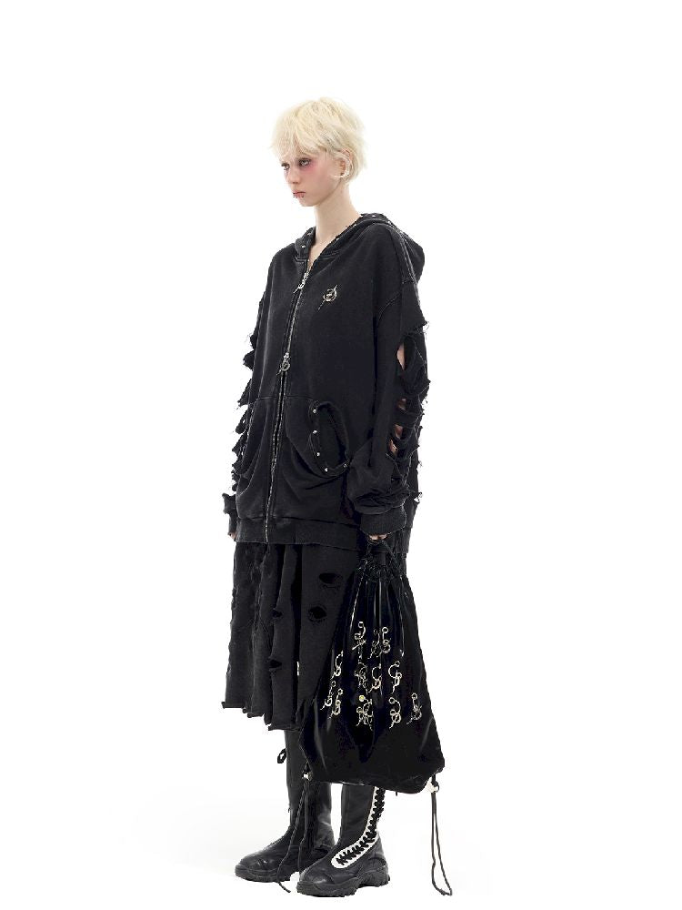 Hooded Cardigan Sweatshirt【s0000012070】