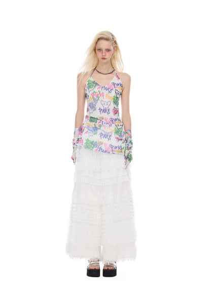 Slim-fit elastic punk Y2K dress【s0000012984】