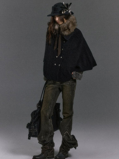 Riveted Distressed Dirty Dye Denim Pants【s0000019246】