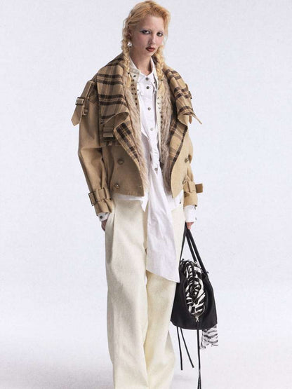 Heavy Rivet Gradient Fur Vest【s0000015389】