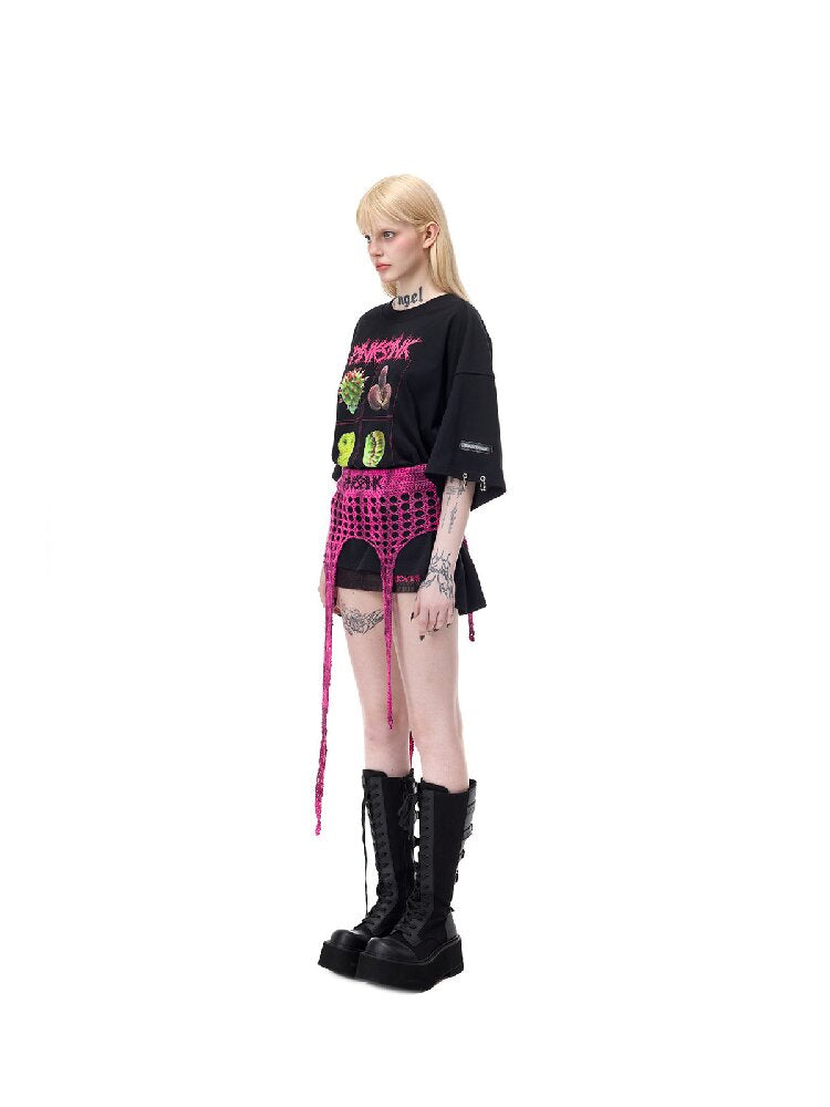 Star Embroidery Knit Mini Skirt【s0000017730】