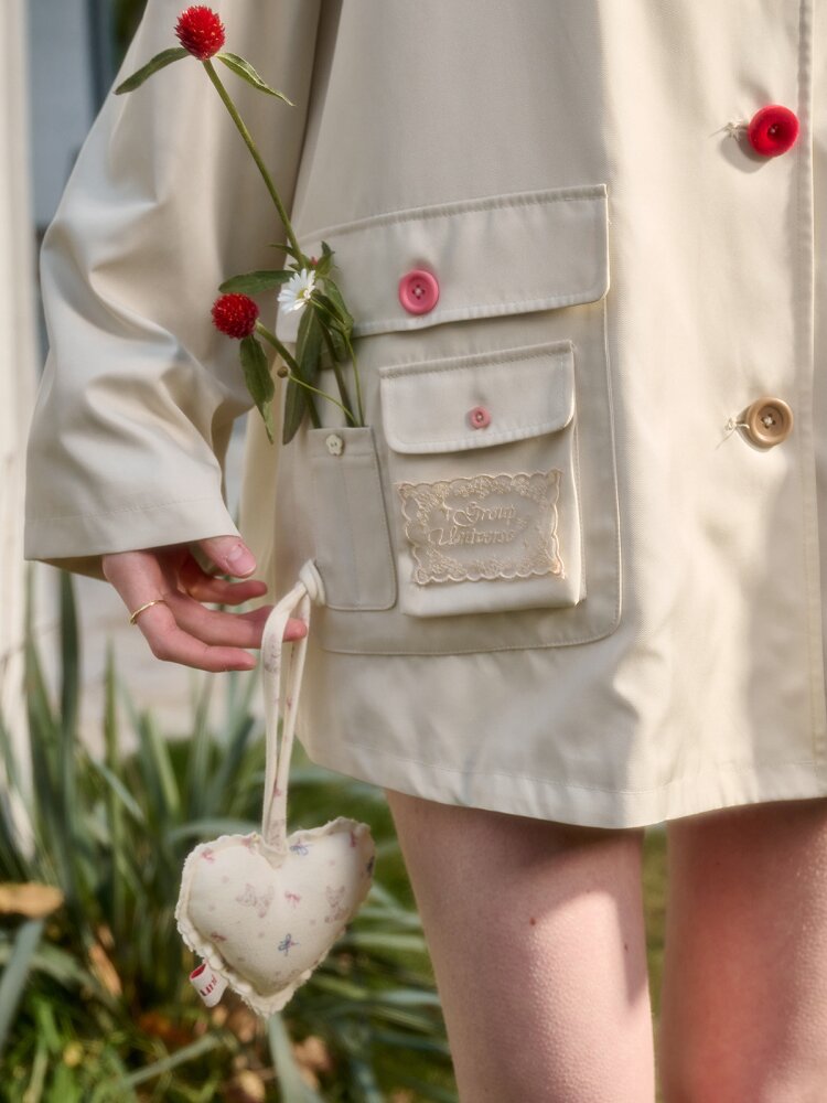 Cotton Silhouette Pocket Trench Coat【s0000015622】