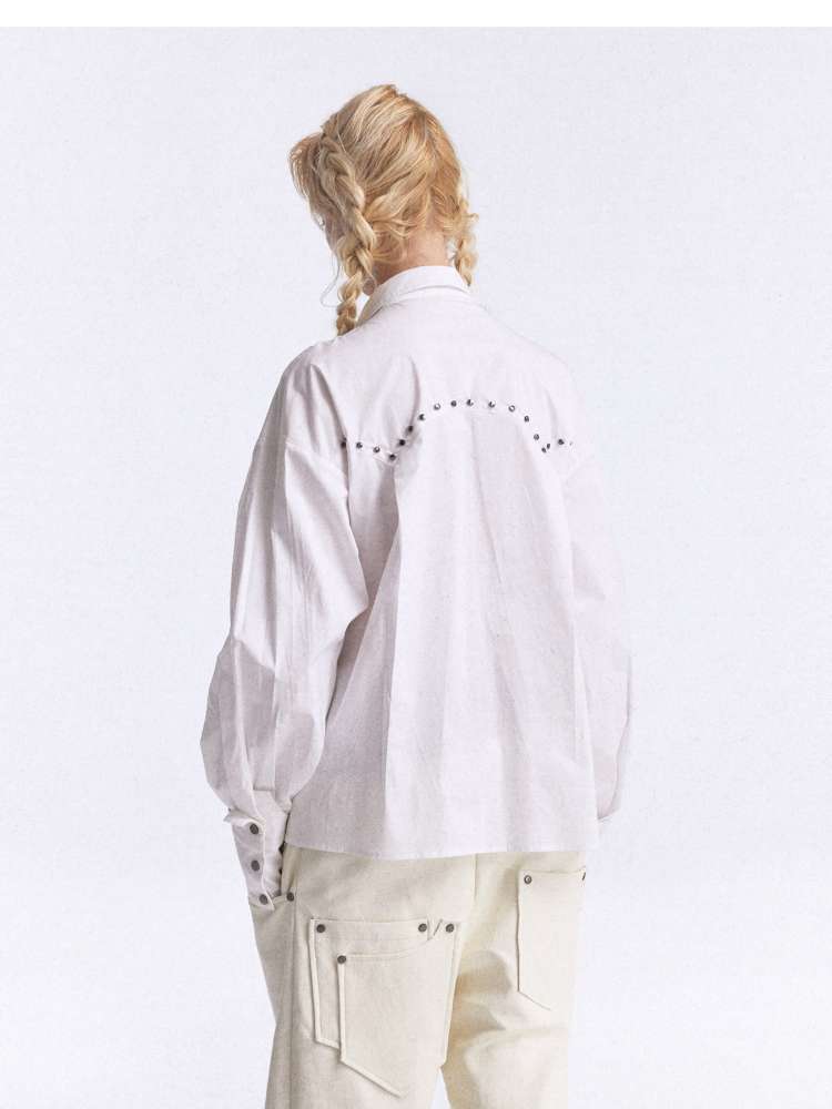 Playful Strap Rivet Cargo Shirt【s0000015388】