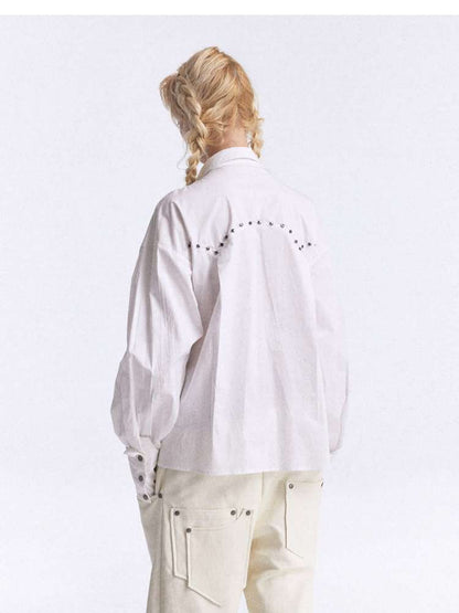 Playful Strap Rivet Cargo Shirt【s0000015388】