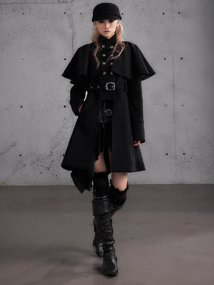 Modern Court Heiress Wool Cape Jacket【s0000019150】
