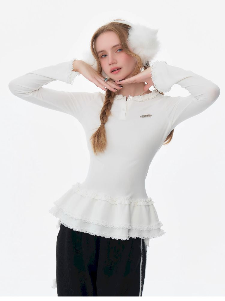 Slim Thin Knitted Bottom Shirt【s0000011490】