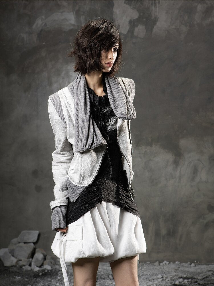 Stacked Collar Sweatshirt Jacket【s0000015952】