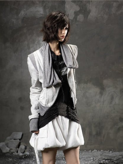 Stacked Collar Sweatshirt Jacket【s0000015952】
