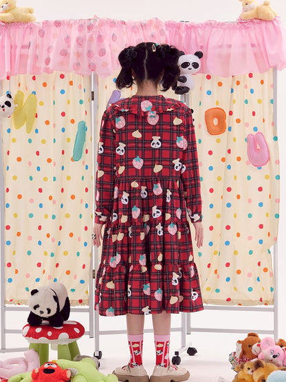 Red Plaid Dress【s0000010482】