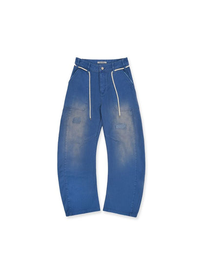 Washed Machete Wide Leg Pants【s0000012524】