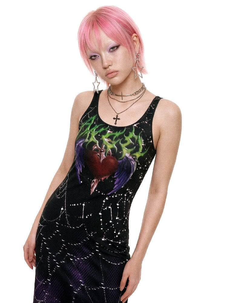 Original Gothic Slimming Vest Dress【s0000017401】