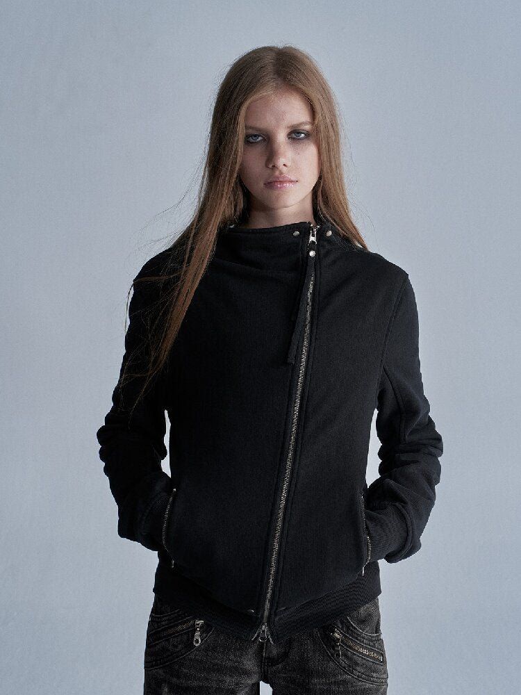 Thickened Terry Zip Cardigan Sweater【s0000018470】