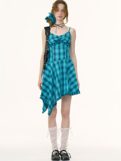 rregular Hem Halter Dress【s0000012224】