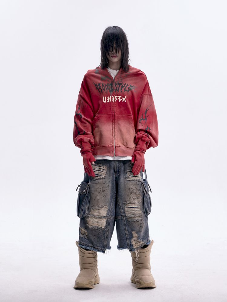 Glove Mask Hooded Sweatshirt【s0000013203】