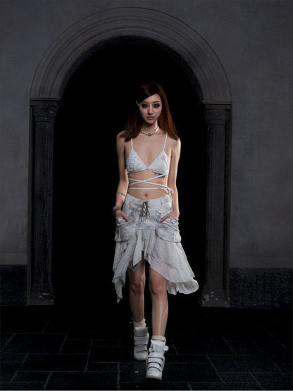 Lace Low Waist Half Skirt【s0000012313】