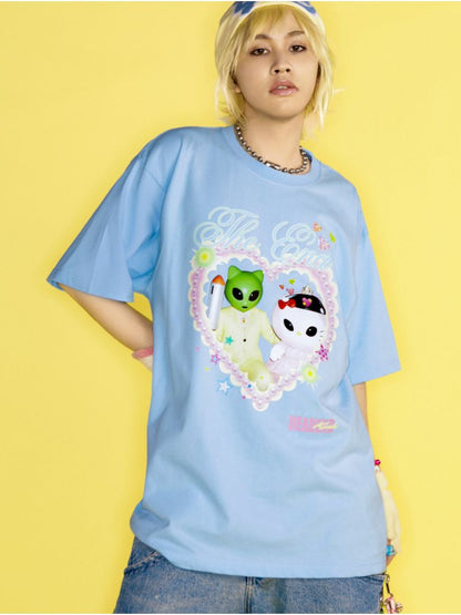 Printed Loose T-Shirt【s0000012461】