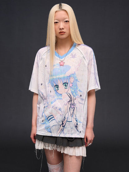 Seraphim Girl Raglan Sleeve T-Shirt【s0000017025】