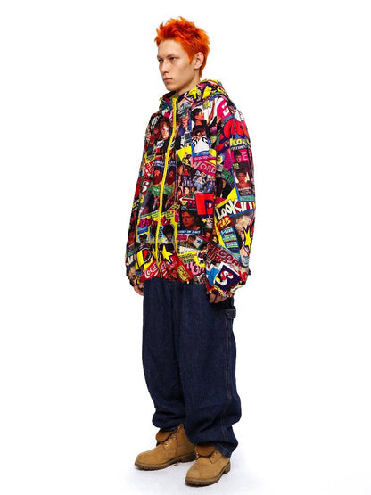 Teflon Three Proof Retro Printed Jacket【s0000017848】