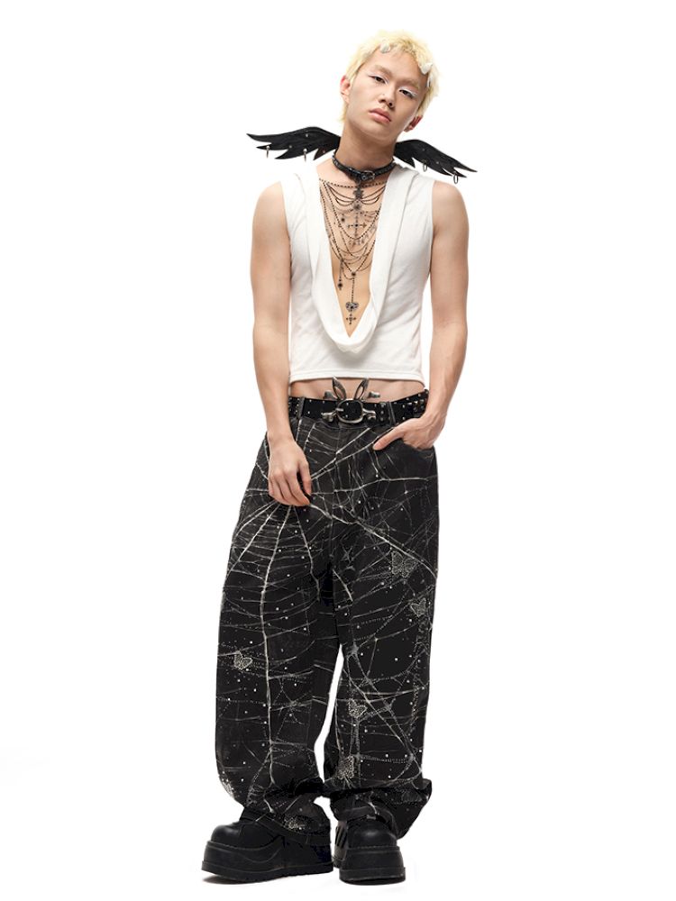 Necklace Rhinestone Swing Neck Vest【s0000012605】