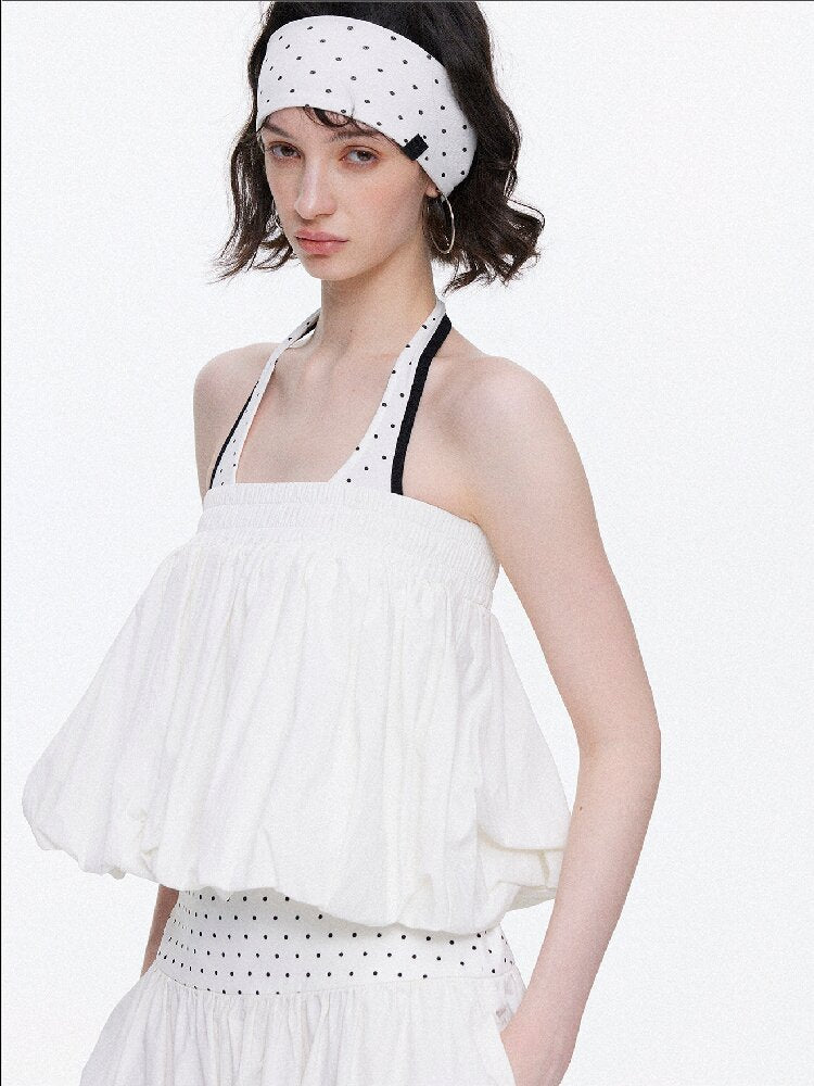 Backless Bandeau Wide Waist Pants【s0000015920】