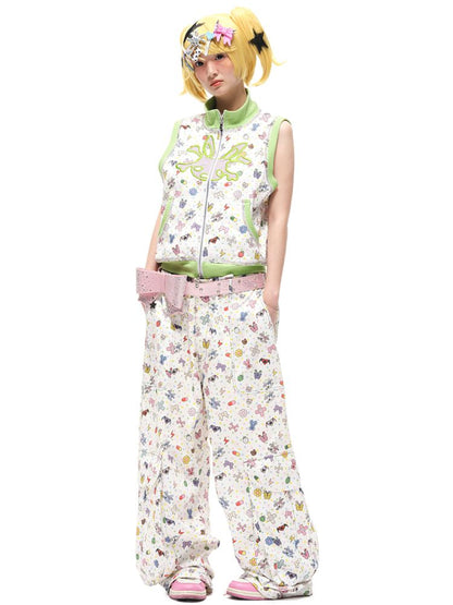 Sticker Printed Vest【s0000012592】