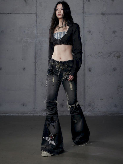 Micro Slim Washed Jeans【s0000013474】