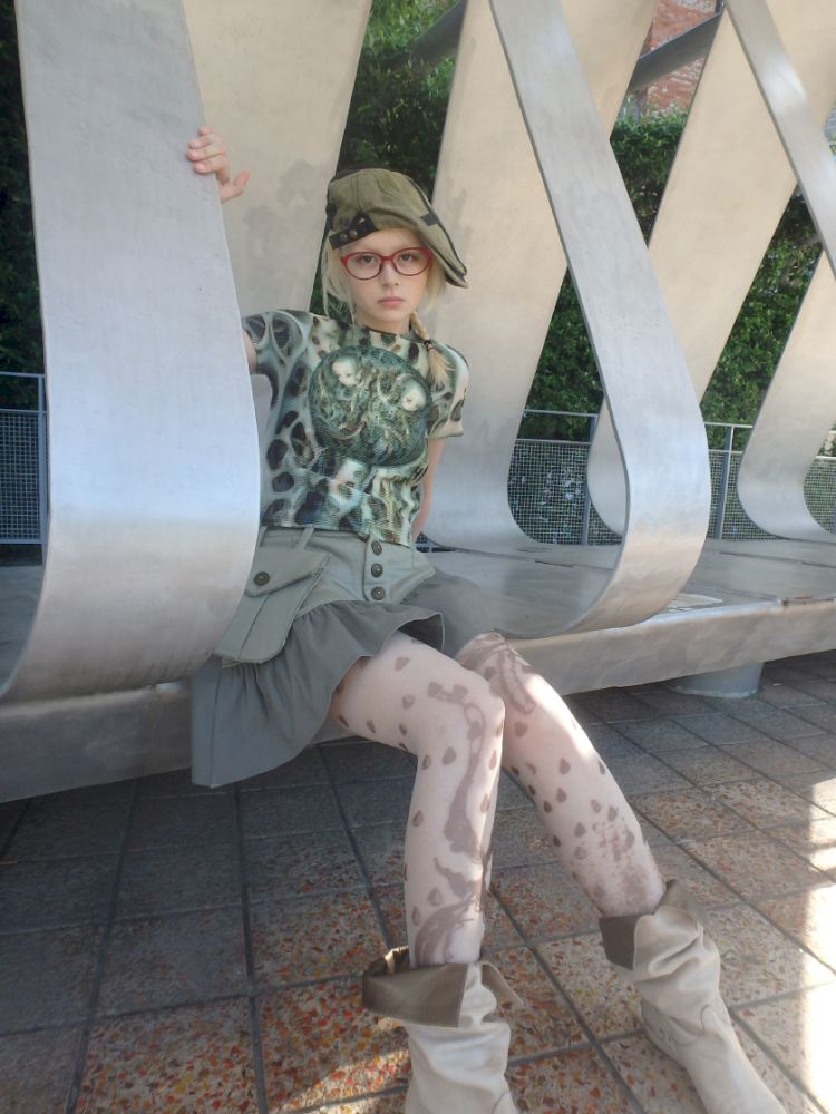 Irregular Print 10D Ultra-thin Stockings【s0000013174】