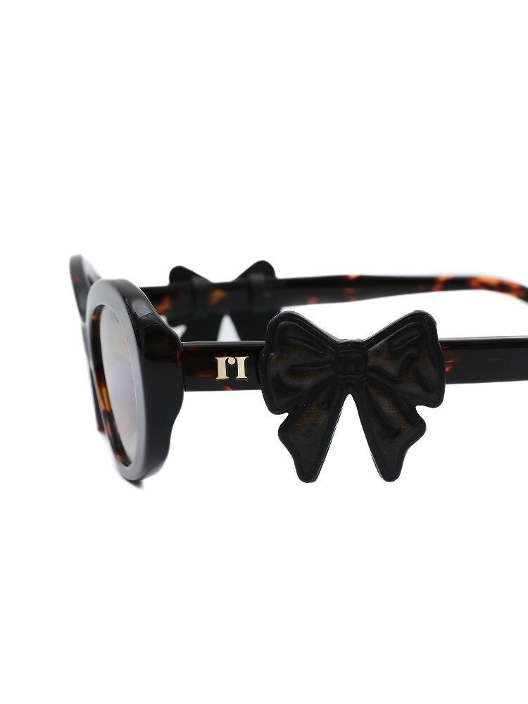 Detachable Bow Cat Eye Sunglasses【s0000017910】