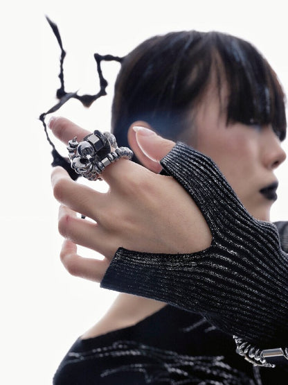 Leather Heavy-Duty Beaded Bracelet【s0000018842】