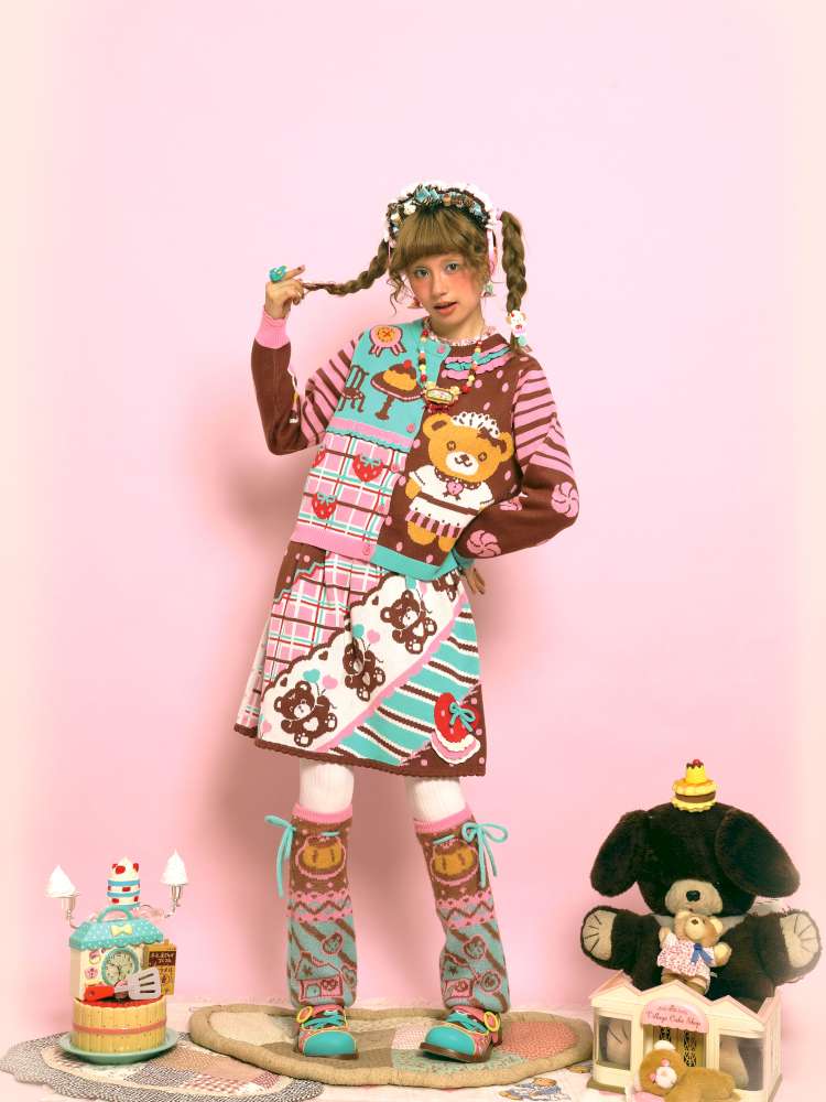 Vintage-Style Knit Cardigan【s0000014517】