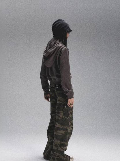 Loose Casual Low Waist Camouflage Denim【s0000007902】