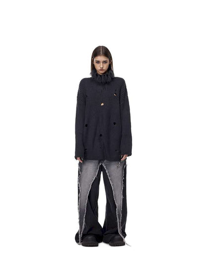 Electric Moon High Collar Sweater【s0000015114】