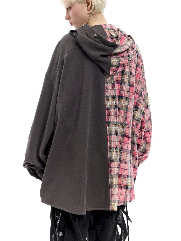 Hooded Headcoat Embroidered Shirt【s0000012072】