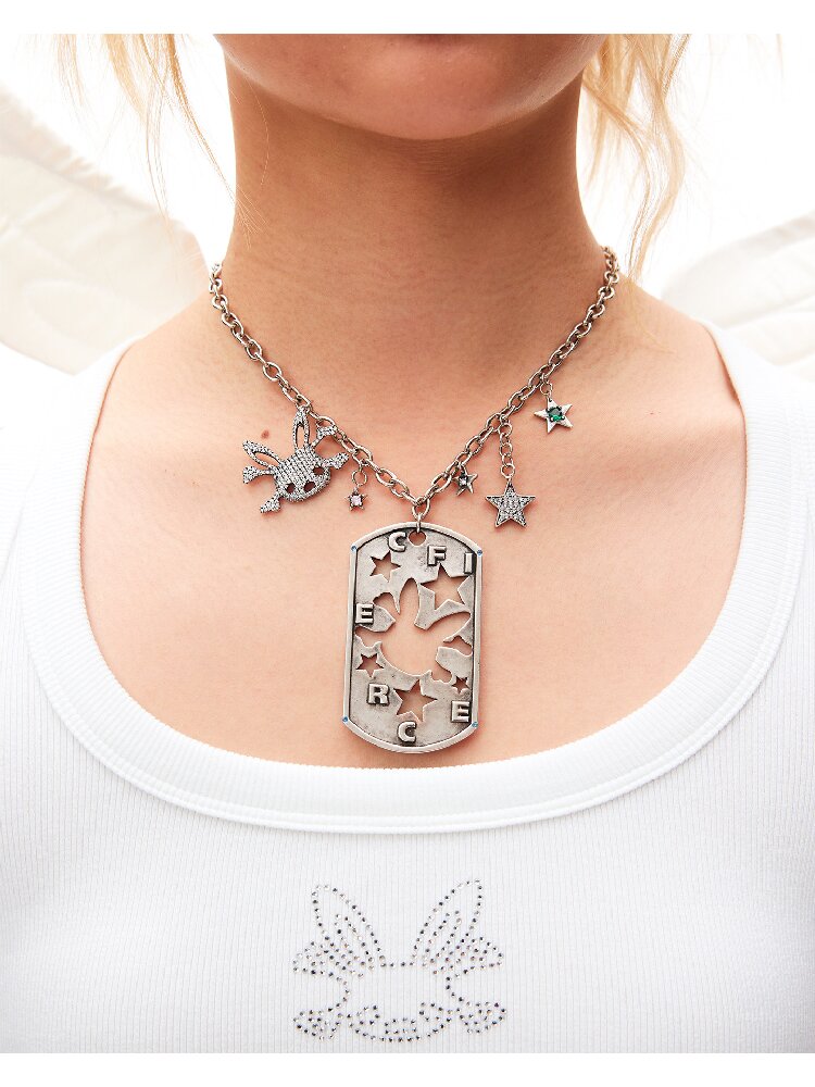 Rabbit Skull Pentagram Necklace【s0000016043】
