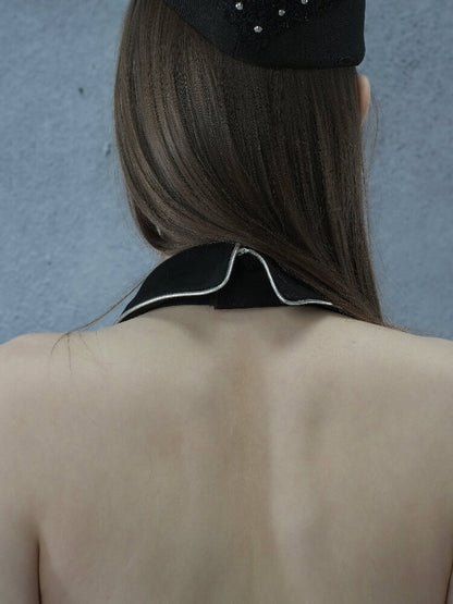 Suede Halter Strappy Bolero【s0000016942】