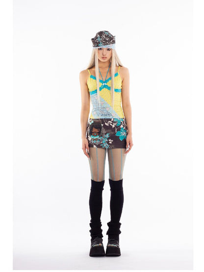Retro Mood Cartoon Skirt Skirt【s0000018055】