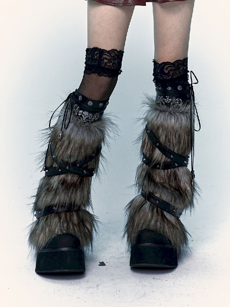 Heavy Duty Fur Pile Leggings [S0000011212]