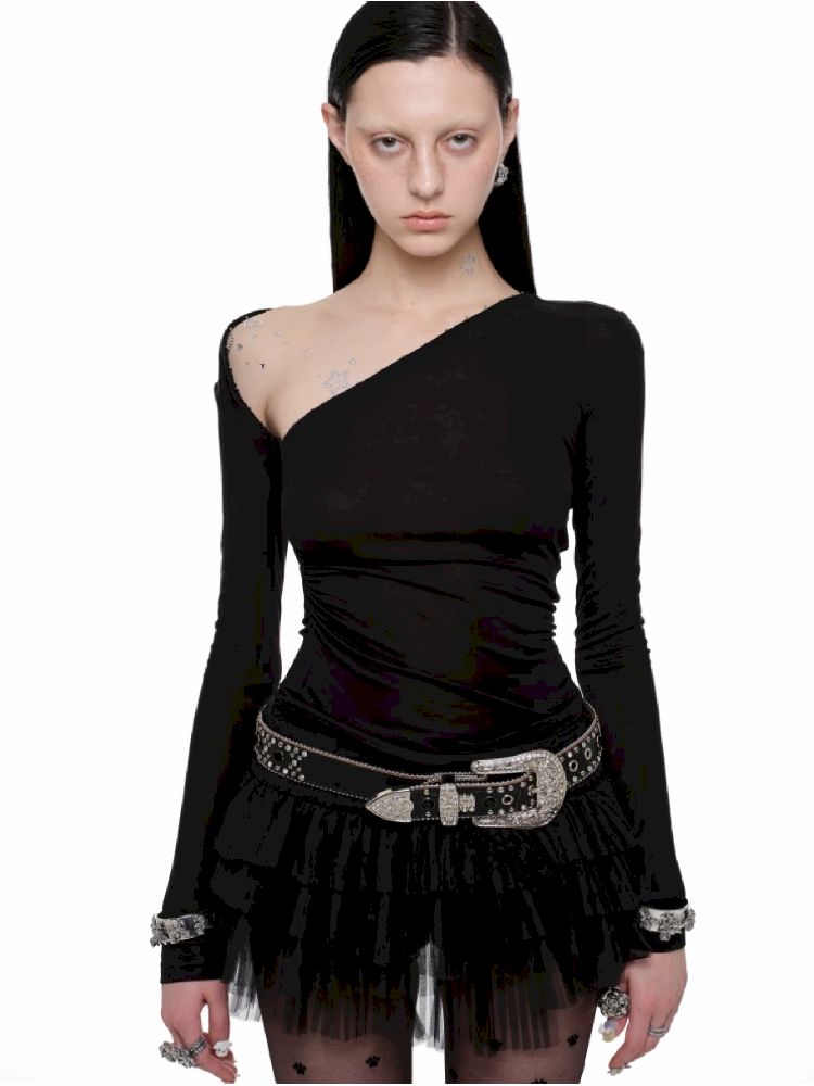 Irregular Multi-Layer Pleated Mesh Short Skirt【s0000011594】