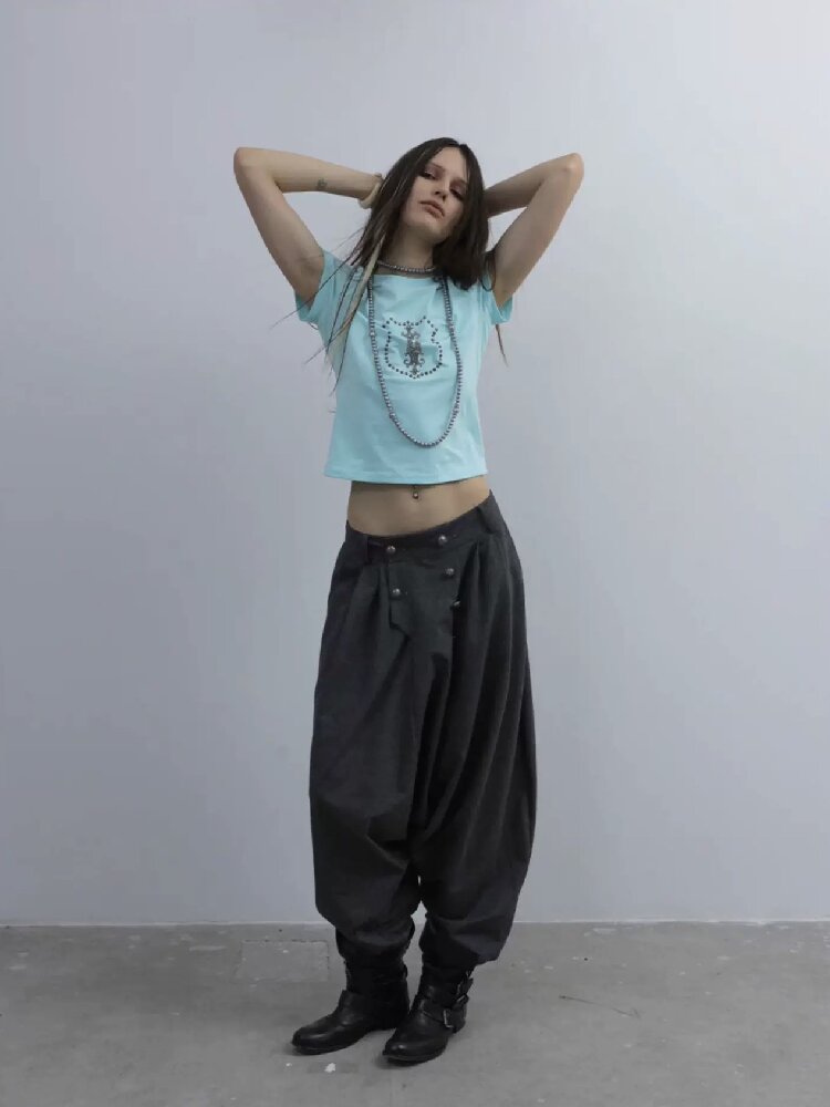 Hot Diamond Slim Short T-Shirt【s0000016572】