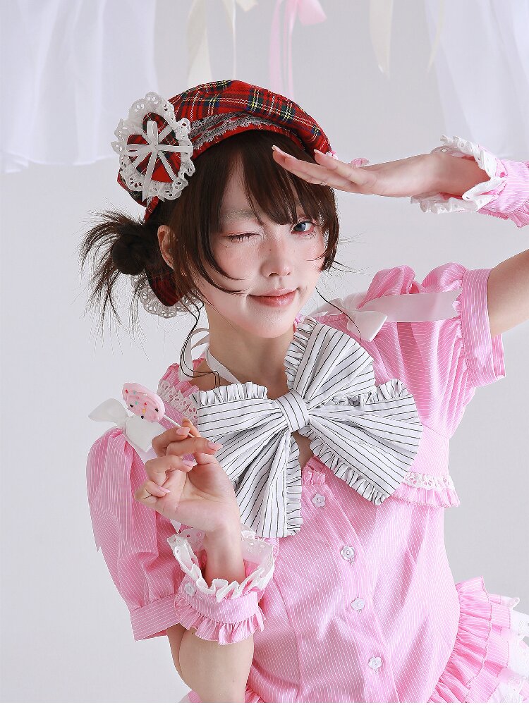 Red Vintage Antique Lolita Beret【s0000016558】