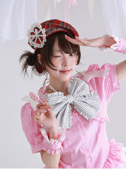 Red Vintage Antique Lolita Beret【s0000016558】