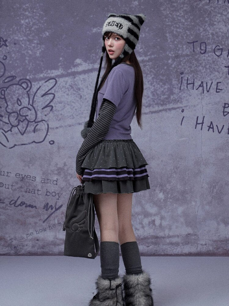 Three Layer Cake A-line Skirt【s0000015764】