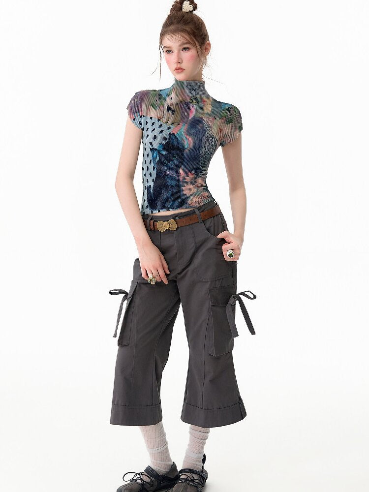 High-Waist Slimming Flared Pants【s0000017669】