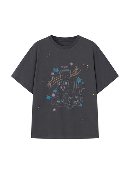 Strawberry Musician Cotton T-Shirt【s0000015669】