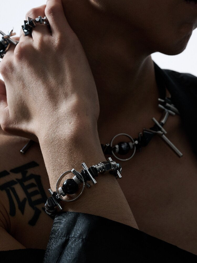 Doomsday Mecha Heavy Punk Bracelet【s0000018823】