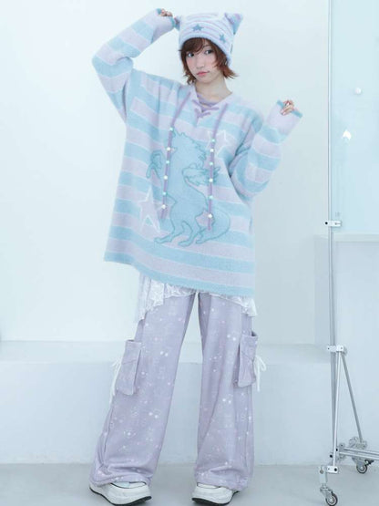 Dream Core Lace Straight Sweatpants【s0000014695】