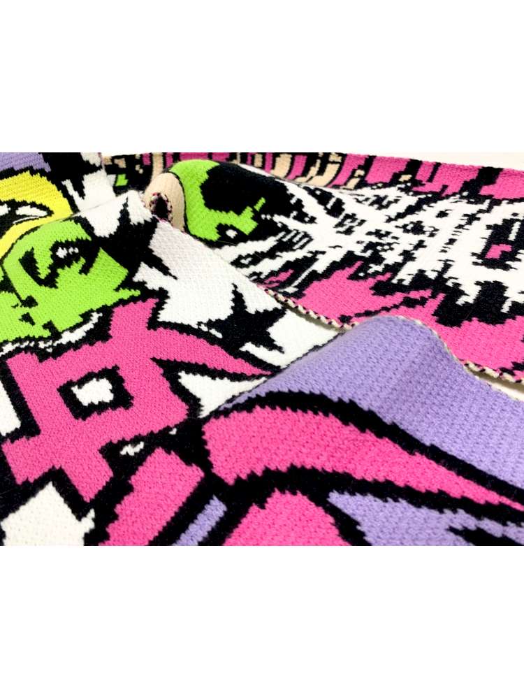 2D Anime Subculture Kpop Knitted Scarves【s0000014917】