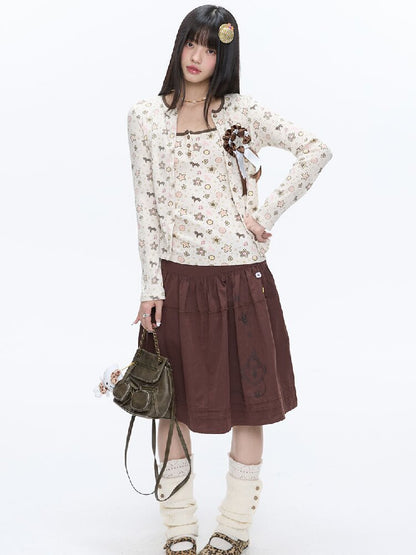 Star Polka Dot Contrasting Vest【s0000016387】